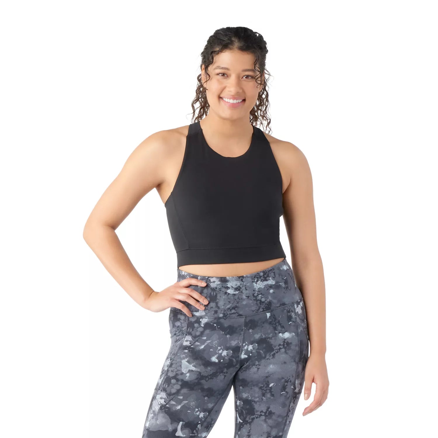 Active Crop Bra for Women - High Support Workout Top for Running, Yoga & Gym - SW017281 - Past Season