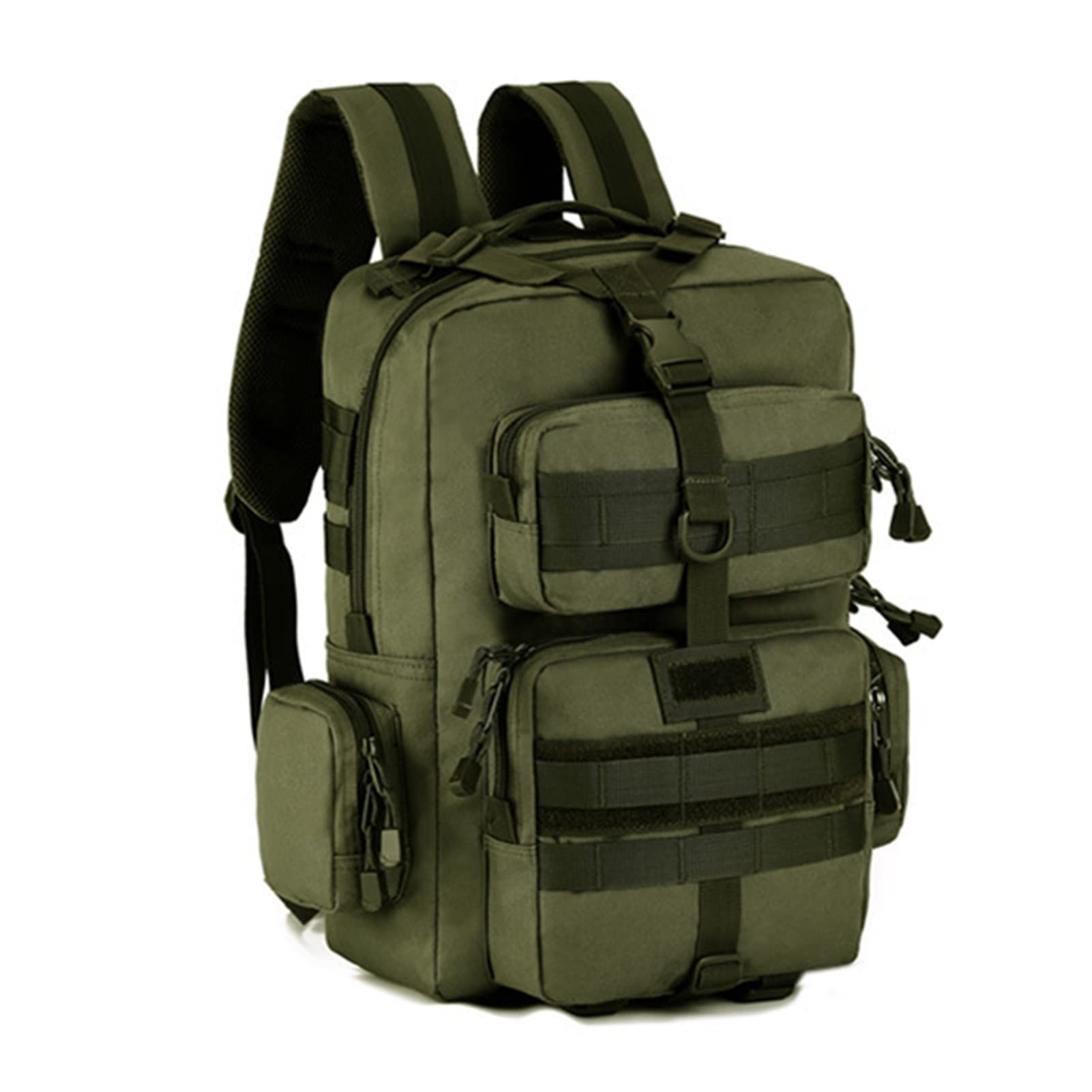 Your Heart Men's 30L Waterproof Hiking Backpack - Lightweight Outdoor Sports Pack for Camping, Mountaineering & Travel - Durable Army Green 30-40L Backpack - Perfect for Day Trips, Trekking & Adventure Gear Storage