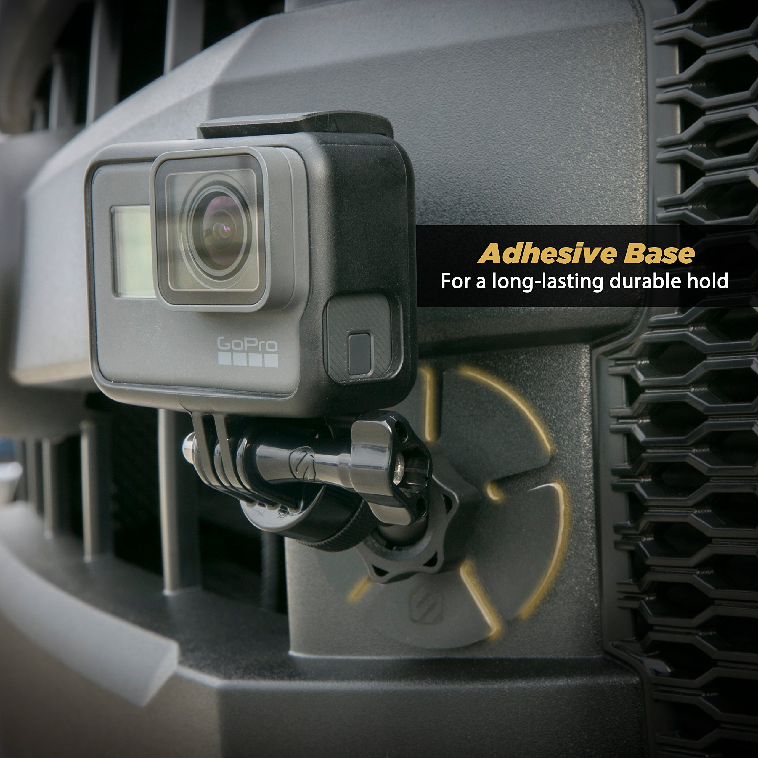 SCOSCHE AMK2 Universal Action Camera Mount Kit for Cars, Trucks, Boats, ATVs, UTVs & Paddle Boards - Secure Hands-Free Recording for Adventure Sports & Outdoor Activities