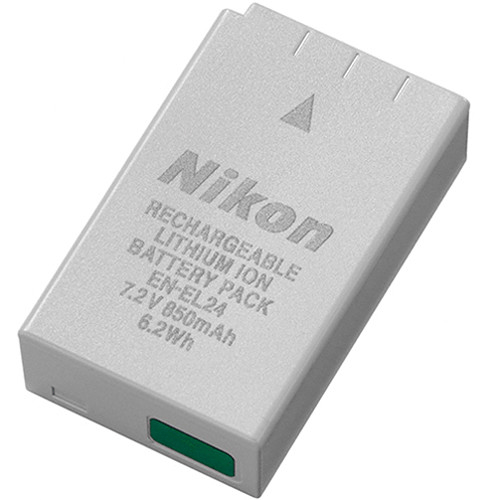 Original Nikon EN-EL24 Rechargeable Lithium-Ion Battery for Nikon D3500 D5600 DSLR Cameras - Perfect for Travel Photography & Vlogging