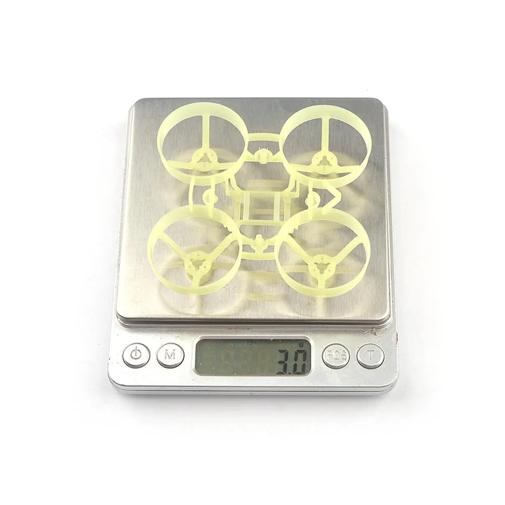 2PCS HappyModel BWhoop65 65mm Brushless Tiny Whoop Frame Kit for Micro FPV Racing Drone - Lightweight Durable FPV Quadcopter Parts for Indoor Racing and Freestyle Flying