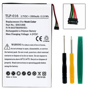 Barnes & Noble Nook Color AVB001 A110 01 3.7V 3.3Ah LiPo Battery Replacement - Perfect for E-Reader Repair & Power Backup