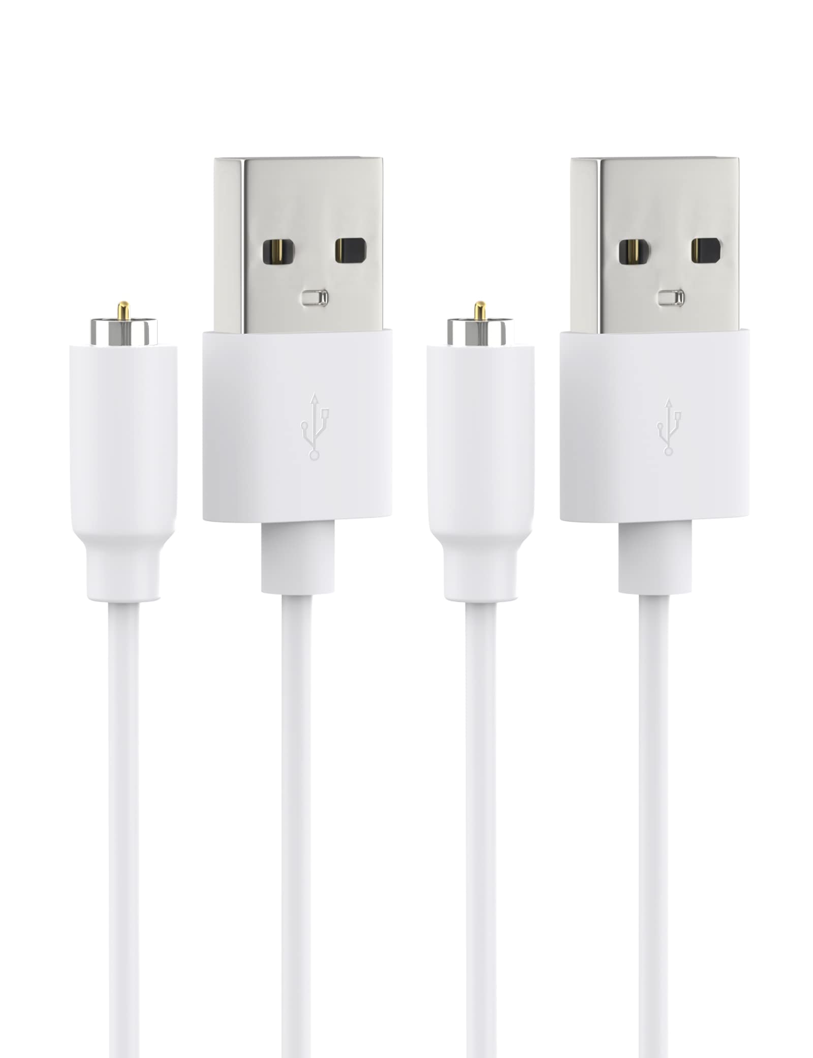 Bicmice Magnetic USB DC Charger Cable - Fast Charging Cord Replacement (2 Pack) for Phones, Tablets & Laptops - Perfect for Home, Office & Travel