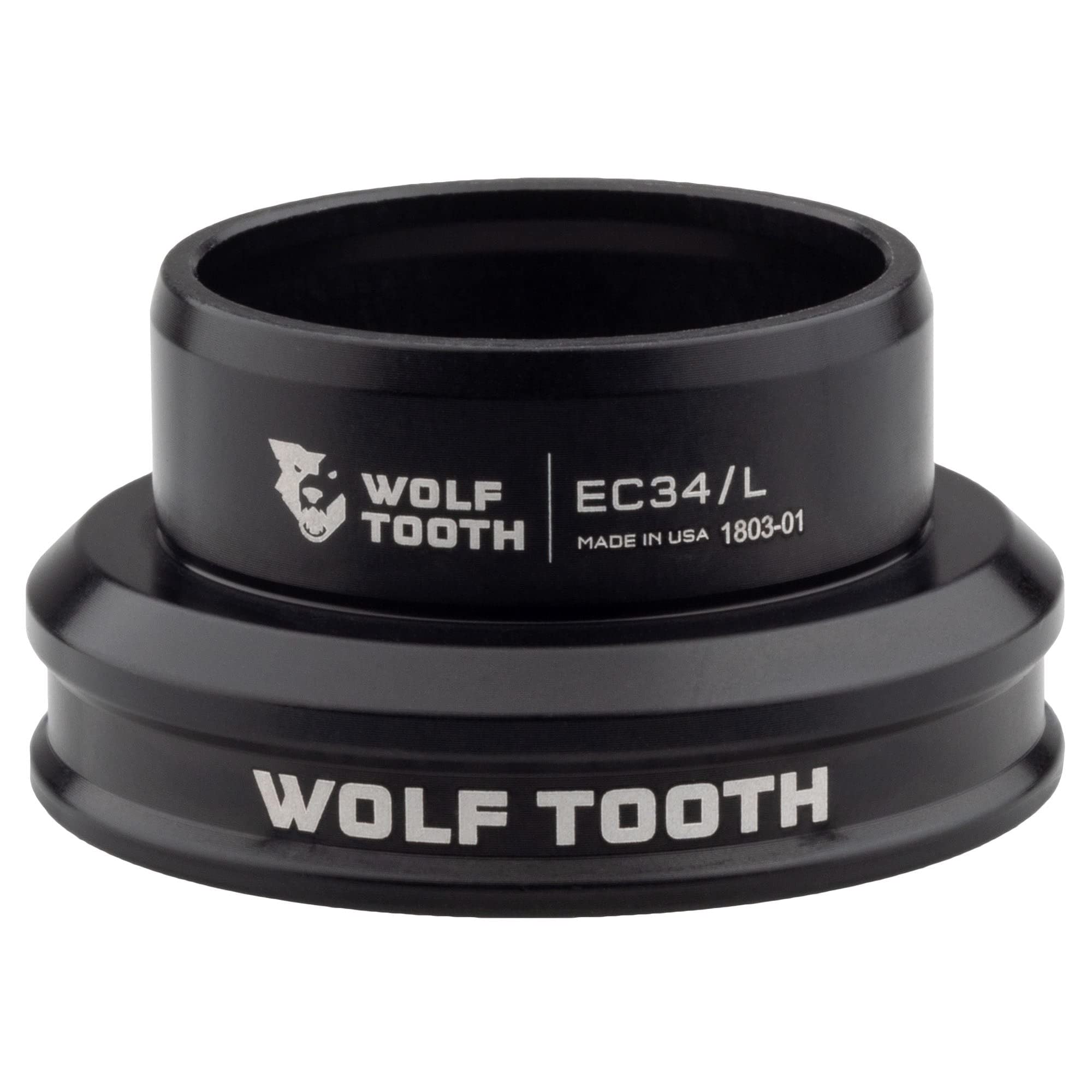 Wolf Tooth Performance External Cup (EC) Headset - Lightweight MTB Bike Headset for Smooth Steering - Perfect for Mountain Biking, Trail Riding & Cycling Adventures