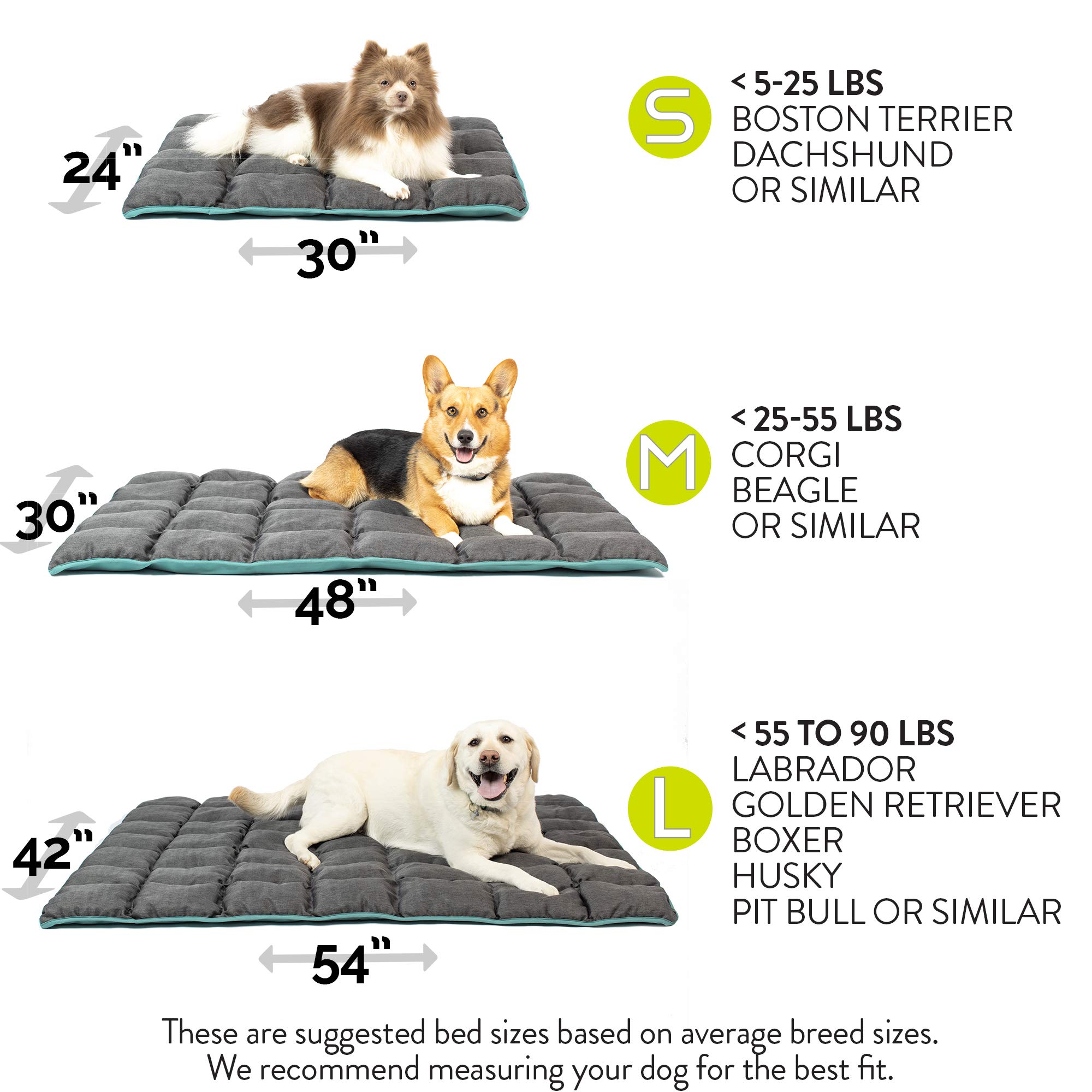 Hyper Pet's Rugged Rest Deluxe Durable Dog Bed - Washable Orthopedic Pet Bed for Small, Medium & Large Dogs, Perfect for Crates & Travel - Medium Size 40