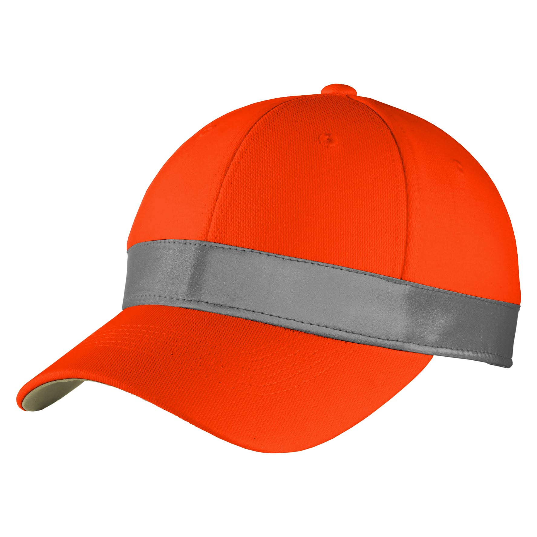 Cornerstone ANSI 107 Certified CS802 High Visibility Safety Cap - Safety Orange, One Size Fits All - Ideal for Construction, Road Work & Emergency Response Teams