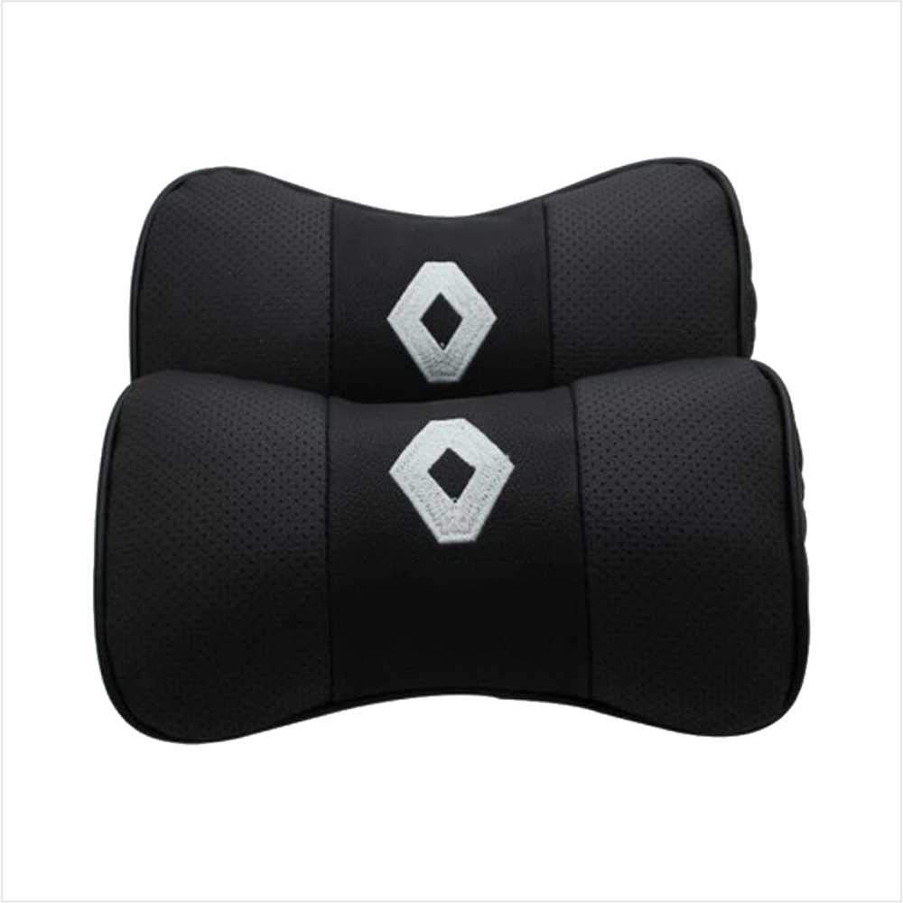 Premium Leather Car Neck Pillow & Headrest Cushion - Ergonomic Support for Mazda, Comfortable Travel & Long Drive Accessories