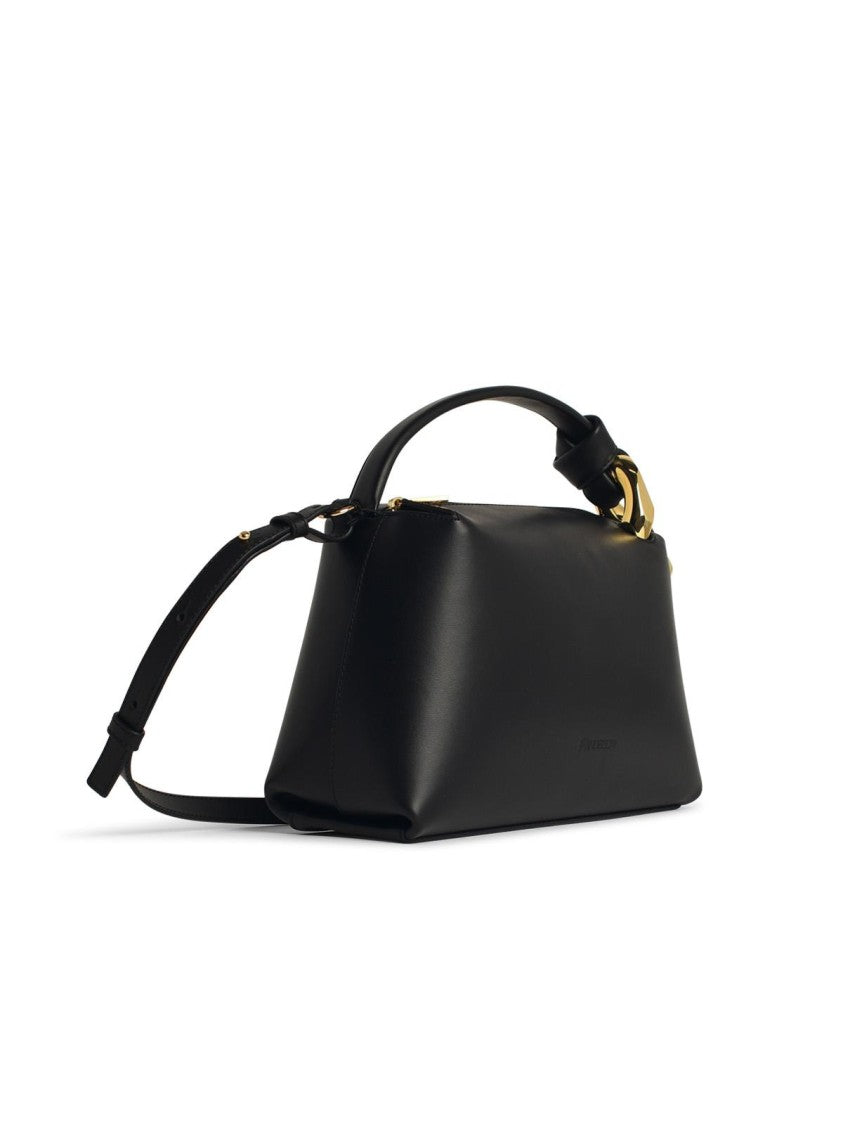 Stylish Black Leather Corner Bag for Women - Perfect for Work, Travel & Everyday Use