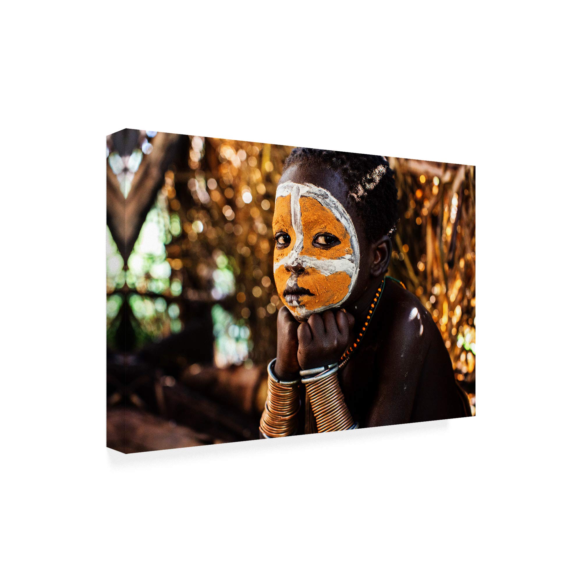 Trademark Fine Art Suri Boy by Vedran Vidak - 30x47 Inches Canvas Wall Art - Perfect for Living Room, Bedroom & Office Decor