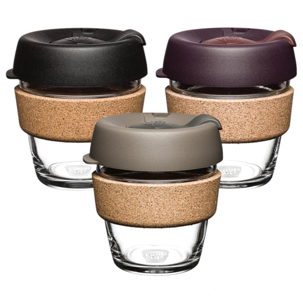 KeepCup Brew Cork 6oz Reusable Coffee Cup - Eco-Friendly Travel Mug for Hot & Cold Drinks - Perfect for Home, Office, and On-the-Go Use