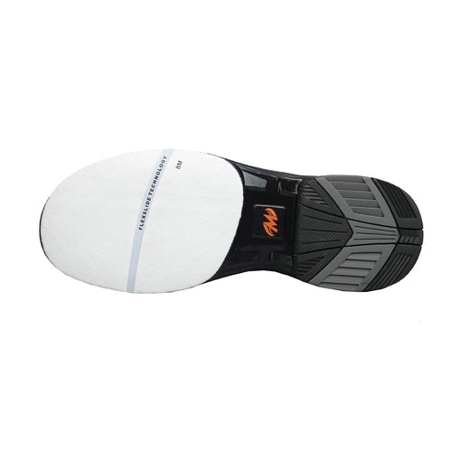 Motiv Men's Propel Black Carbon Orange Left Hand Bowling Shoes - Comfortable & Durable for League Play & Tournament Bowling