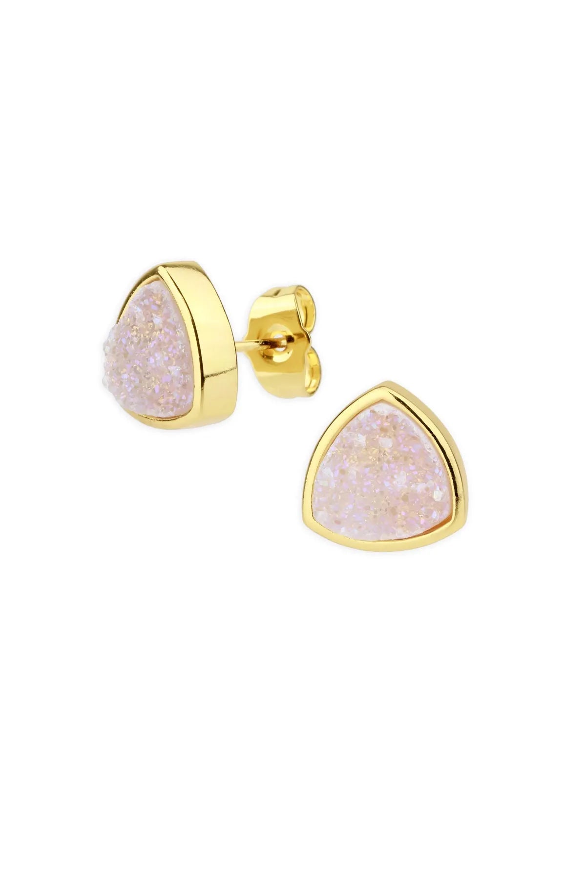 Druzy Stone Stud Earrings for Women – Sparkling Crystal Jewelry for Everyday Wear & Special Occasions