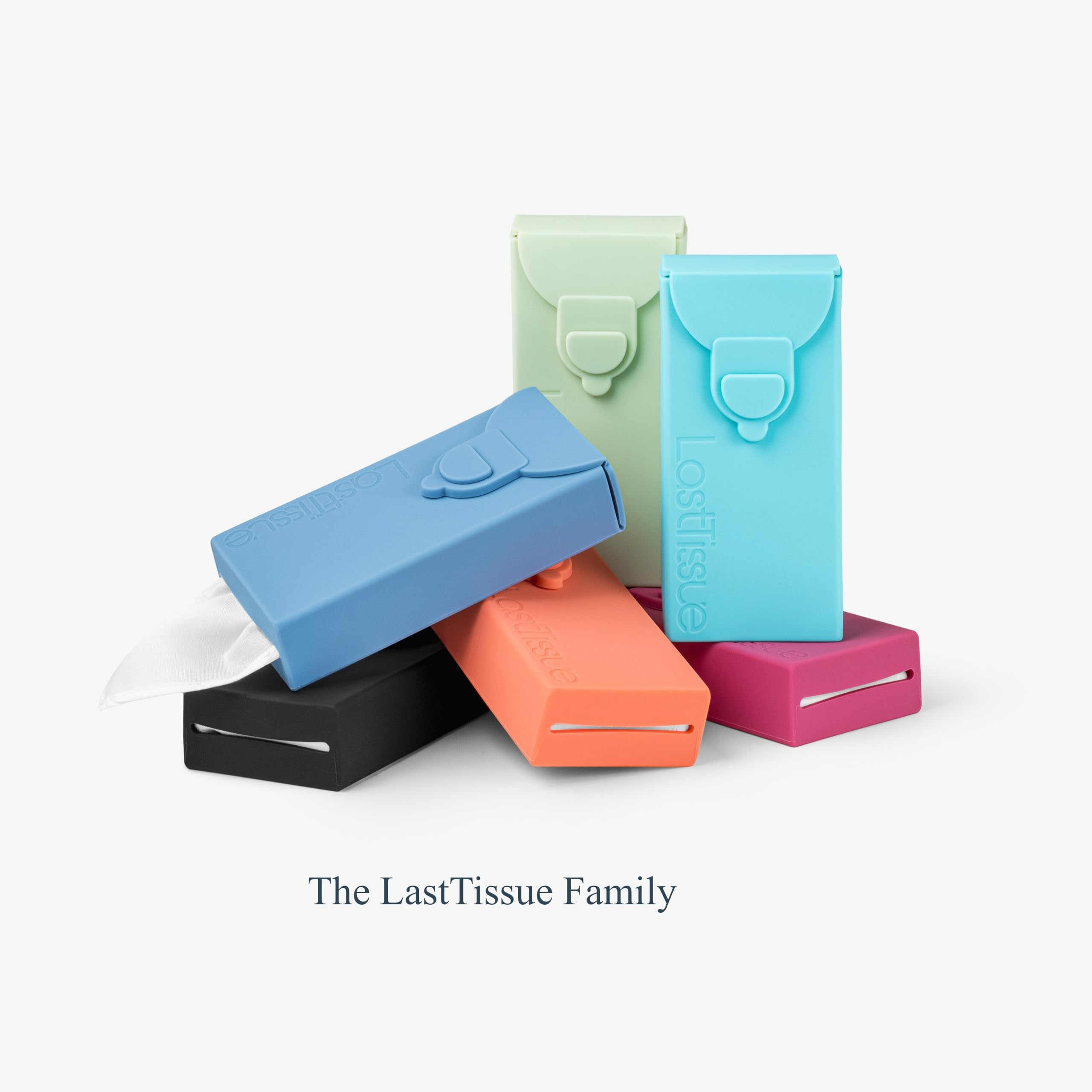 Eco-Friendly Reusable Cotton Tissues - LastTissue® Washable & Portable Facial Tissues for Men & Women with Travel Case | Sustainable Alternative to Paper Tissues for Daily Use, Travel, Gym & Outdoor Activities
