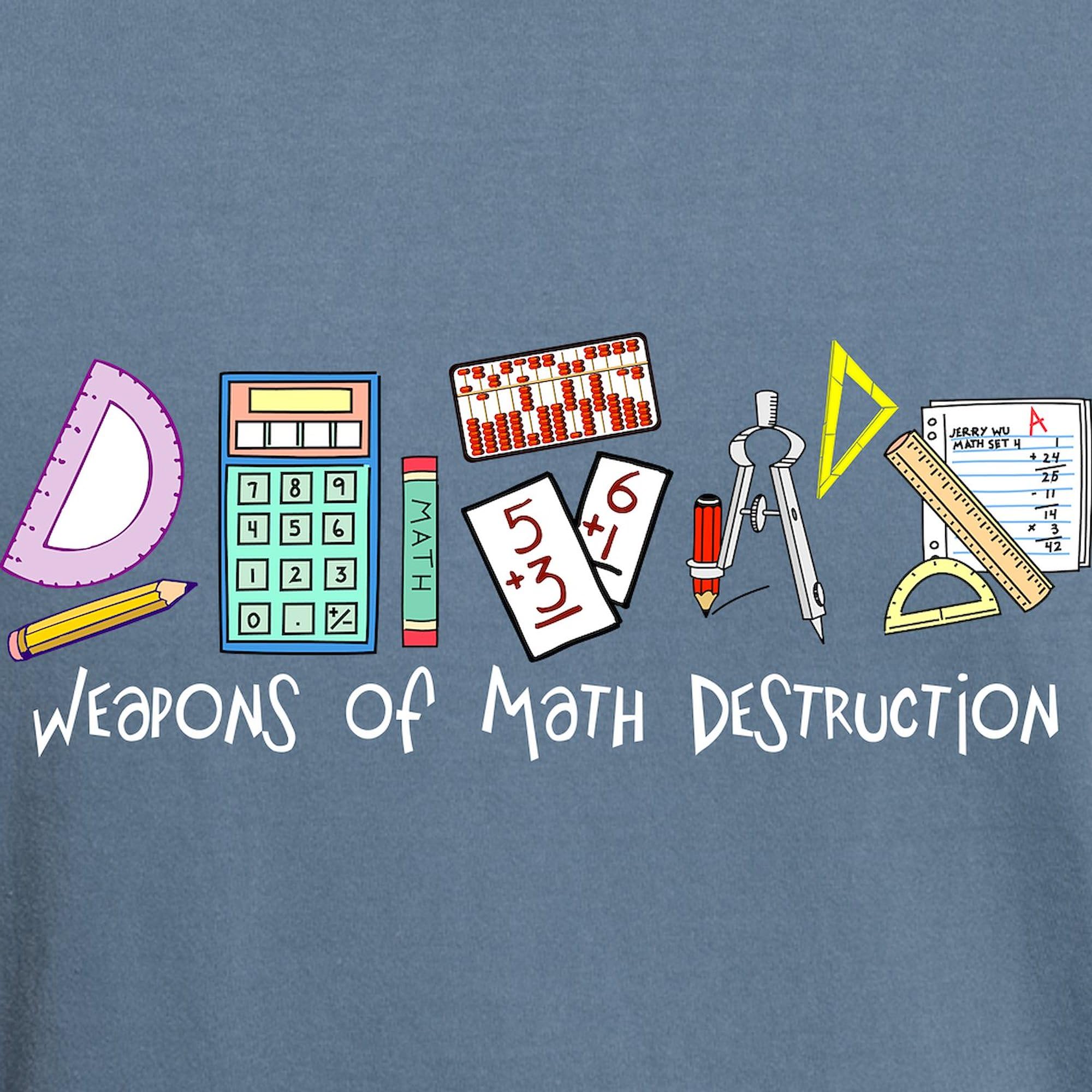 Men's Weapons of Math Destruction Graphic T-Shirt | Comfort Colors® Soft Cotton Tee | Casual Wear & Geek Culture Apparel