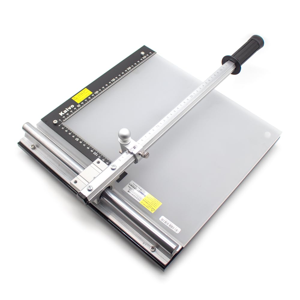 Premium Glass Cutter Tool - Manual ITO Glass Cutting Machine with Silica Gel Base (28x33cm, KVC370 Plus) for Laboratory, DIY Projects & Precision Glass Cutting - Ideal for Scientific Research, Crafting & Industrial Applications