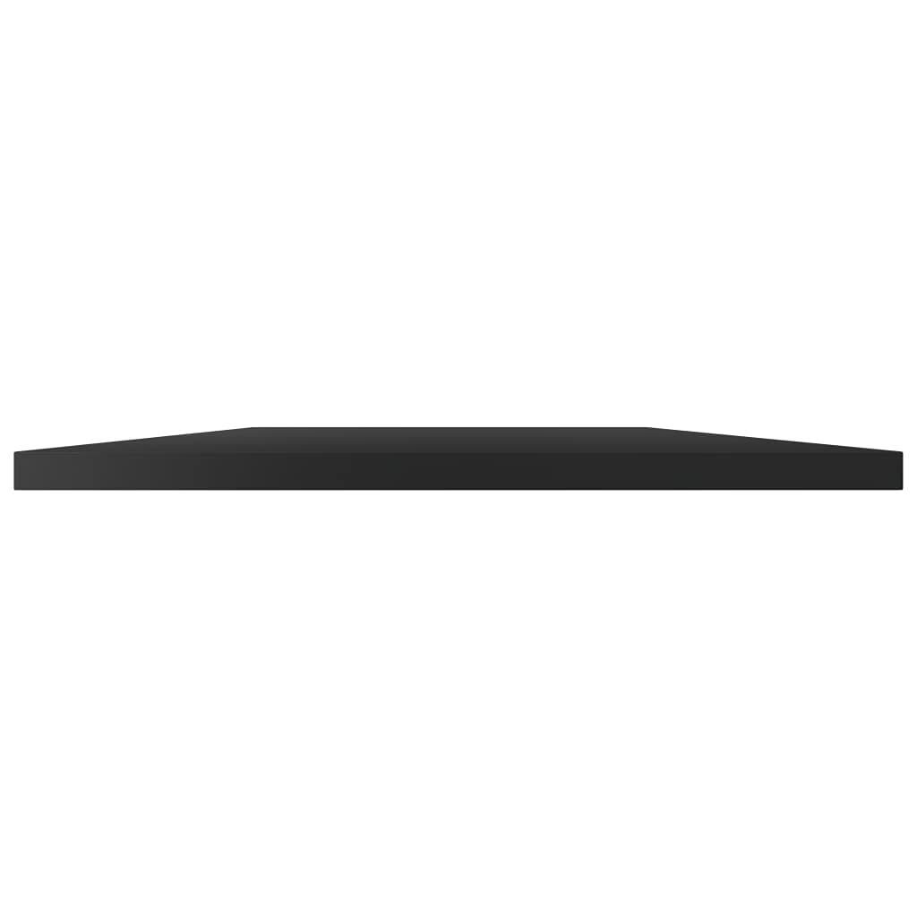 High Gloss Black Bookshelf Replacement Boards - 4 Pack 39.4