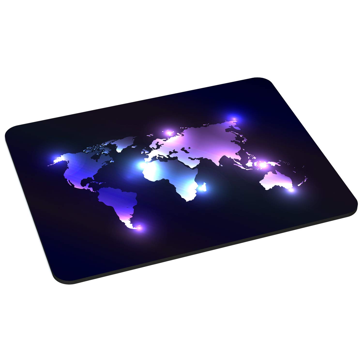 Premium Neoprene Gaming Mouse Pad with Dark World Design - Non-Slip Base, Smooth Surface for PC, Laptop, Office & Esports Gaming