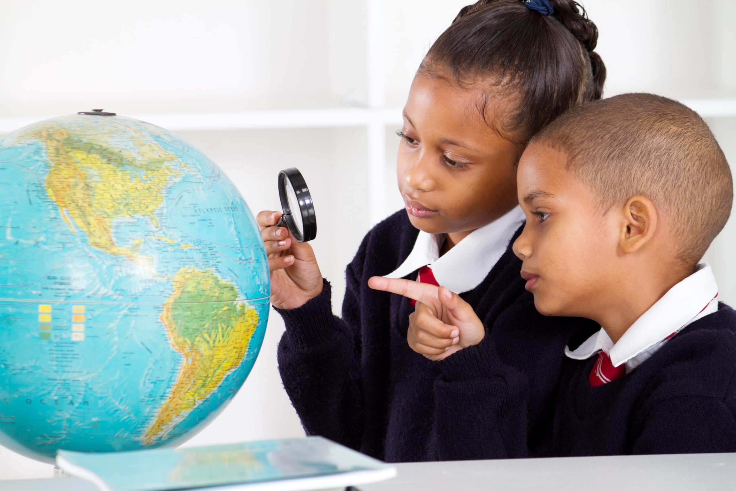 Replogle 12 Inch Illuminated World Globe with Stand - Light Up Raised Relief Educational Globe for Kids & Classrooms | USA Made | Perfect for Geography Learning & Home Decor