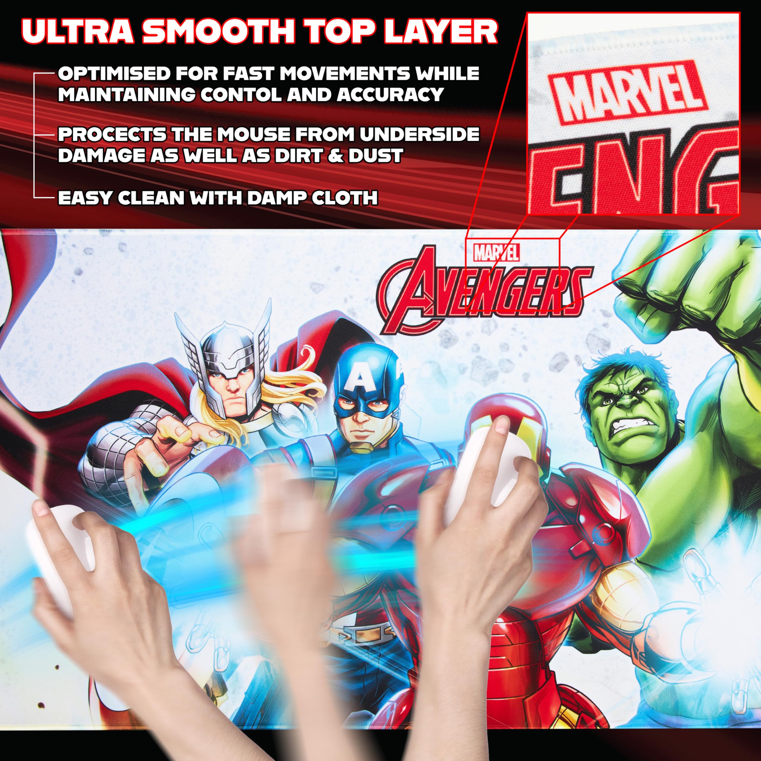 Marvel Avengers Large Gaming Mouse Pad 31.2