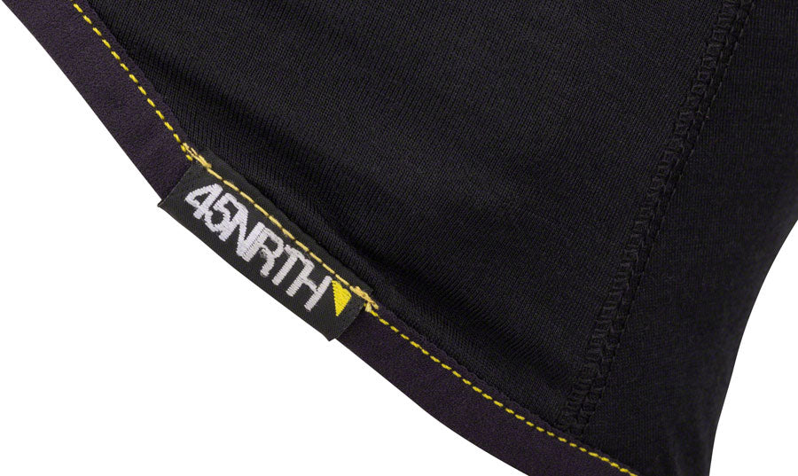 45NRTH 2023 Stavanger Lightweight Wool Cycling Cap - Black, Small/Medium - Warm Winter Bike Hat for Men & Women - Perfect for Cold Weather Cycling, Running & Outdoor Activities