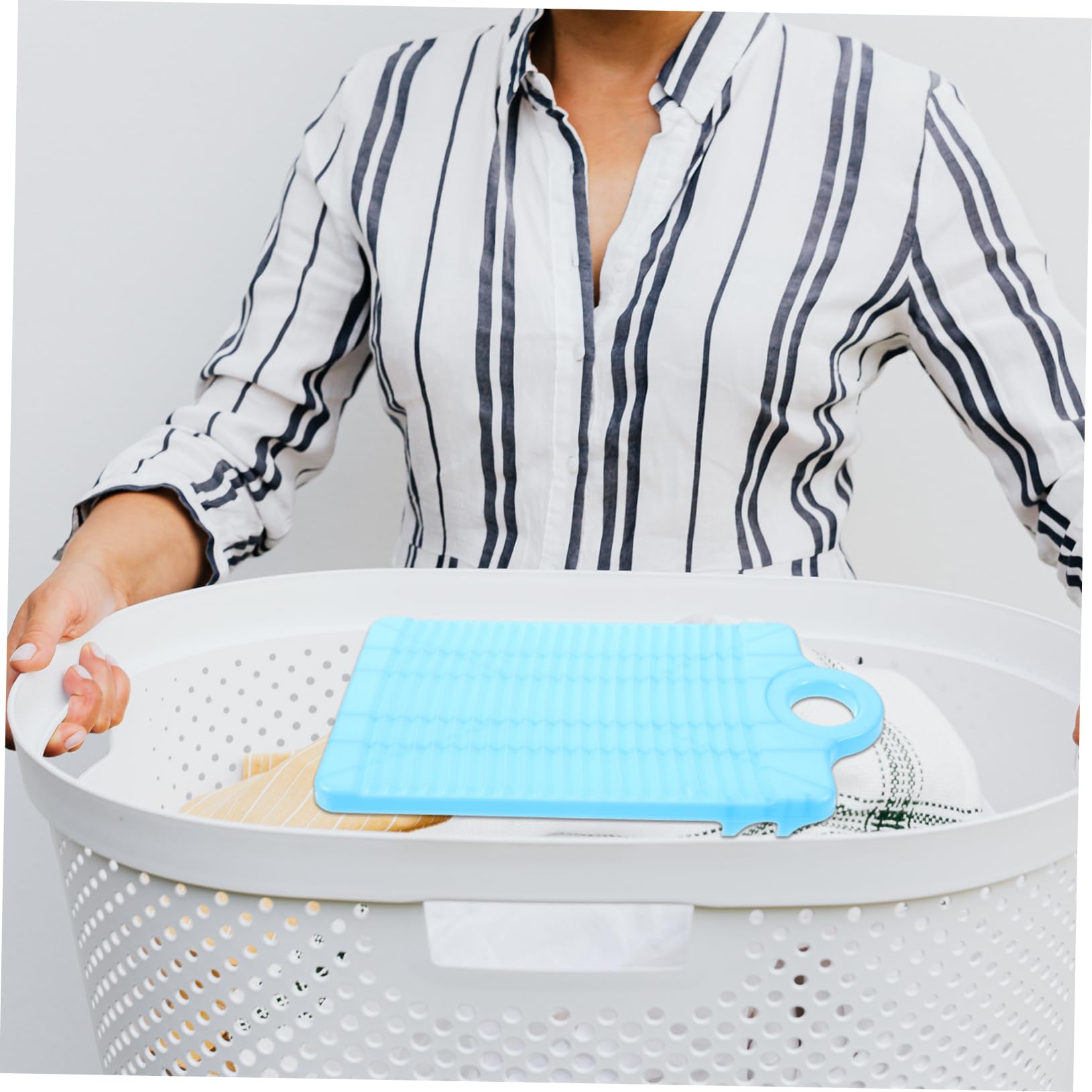 Portable Mini Washboard for Laundry - Compact Travel Washing Board for Clothes | Camping, RV Trips & Emergency Use