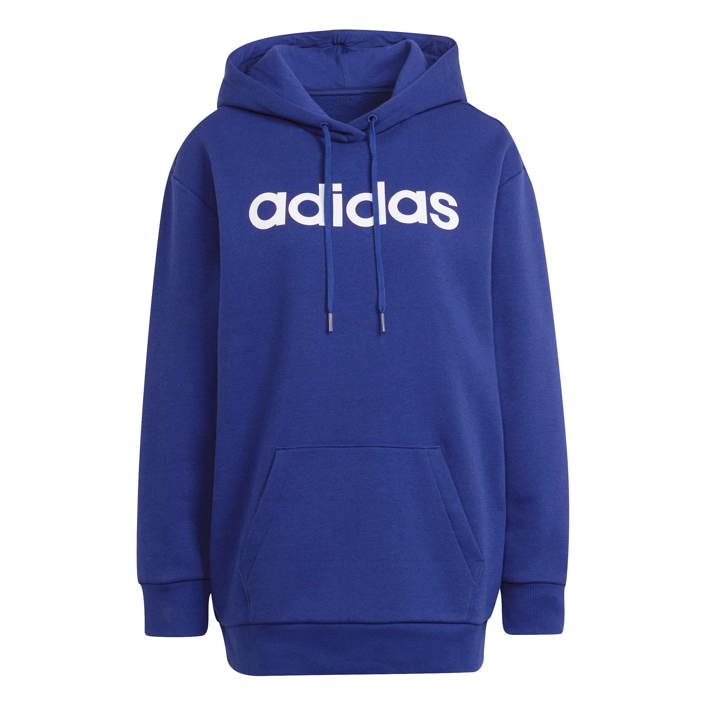 Adidas Women's Essentials Oversize Fleece Hoodie - Soft Warm Pullover Sweatshirt for Casual Wear, Lounge & Street Style Fashion