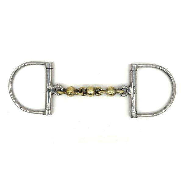 Jake Adams Brass Mouth Waterford Dee Bit - High-Quality Horse Bit for Western Riding, Dressage & Training | Perfect for Show Jumping & Equestrian Competitions