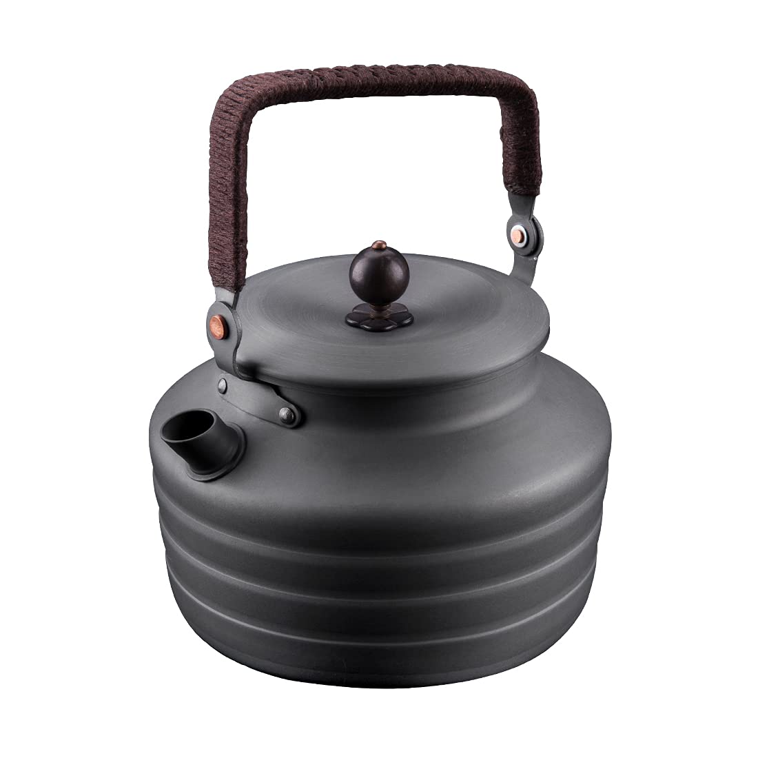 **Alocs 1.3L Camping Kettle - Portable Stainless Steel Tea & Coffee Pot for Outdoor Hiking, Picnic, Travel - Lightweight & Durable Water Boiling Kettle for Backpacking, Camping, and Emergency Preparedness**