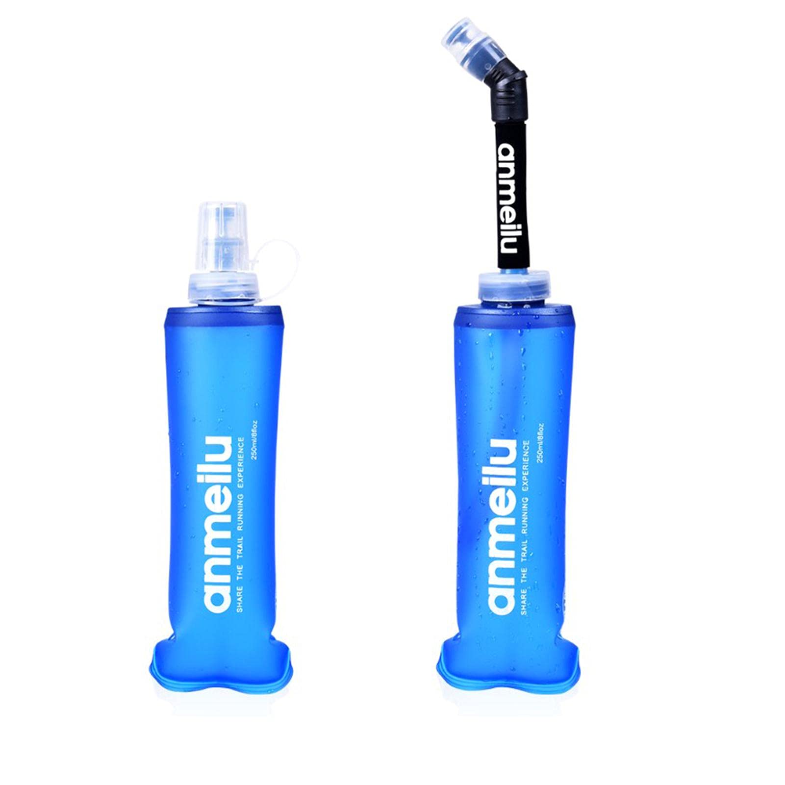 Eco-Friendly TPU Soft Folding Water Bottle - BPA Free Collapsible Flask for Running, Hiking, Cycling & Outdoor Activities | Leakproof & Easy to Clean | Perfect for Gym, Travel & Daily Hydration (2 Sizes Available)