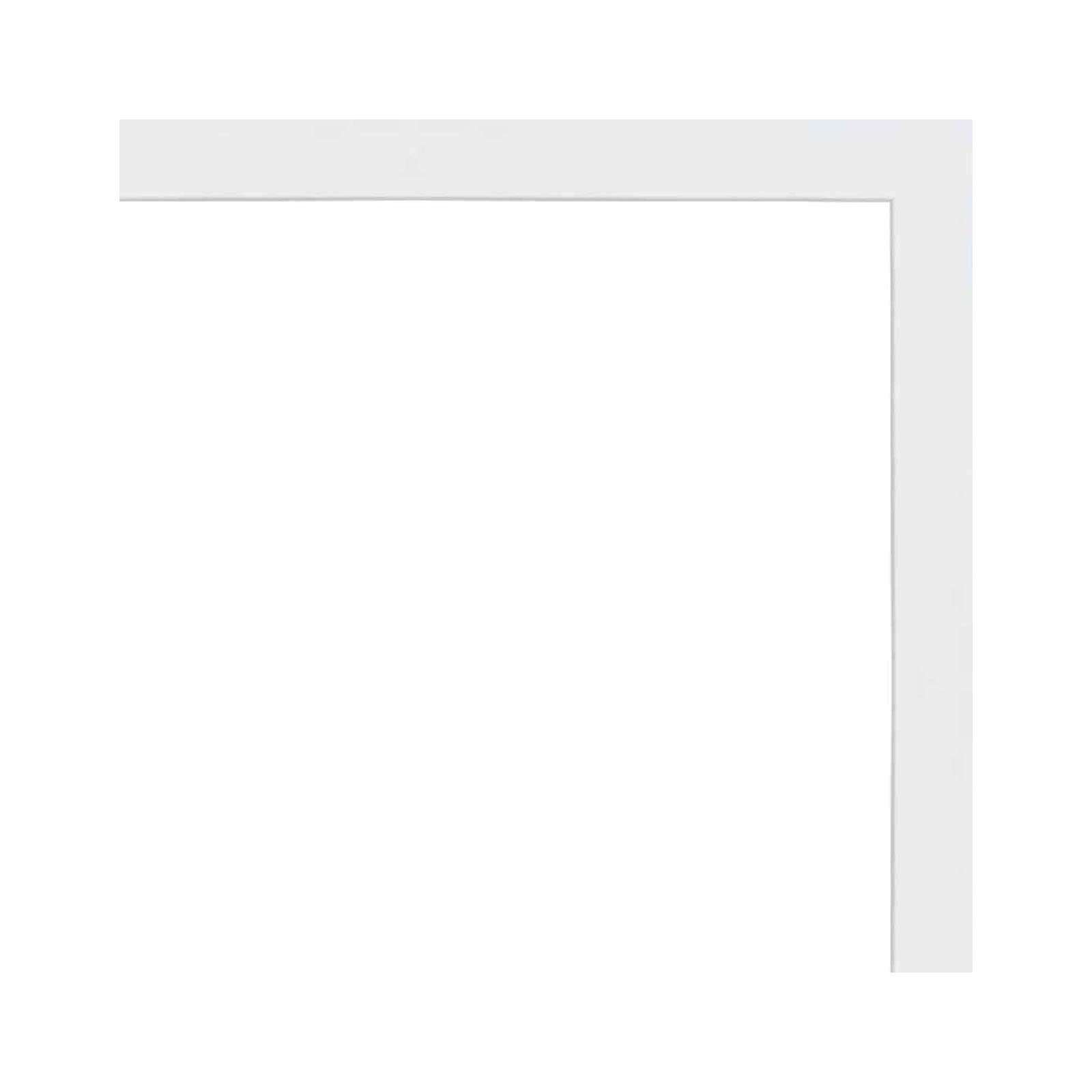 Contemporary White Wood Picture Frame 18x24 - UV Acrylic Protection, Foam Board Backing & Hanging Hardware Included - Perfect for Wall Art, Photos & Posters | Vertical/Portrait Display for Home & Office Decor