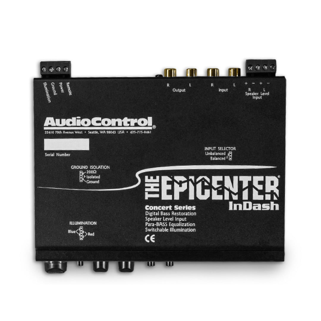AudioControl Epicenter InDash Bass Restoration Processor - Car Audio Bass Booster for Enhanced Sound Quality | Perfect for Trucks, SUVs, and Custom Car Audio Systems