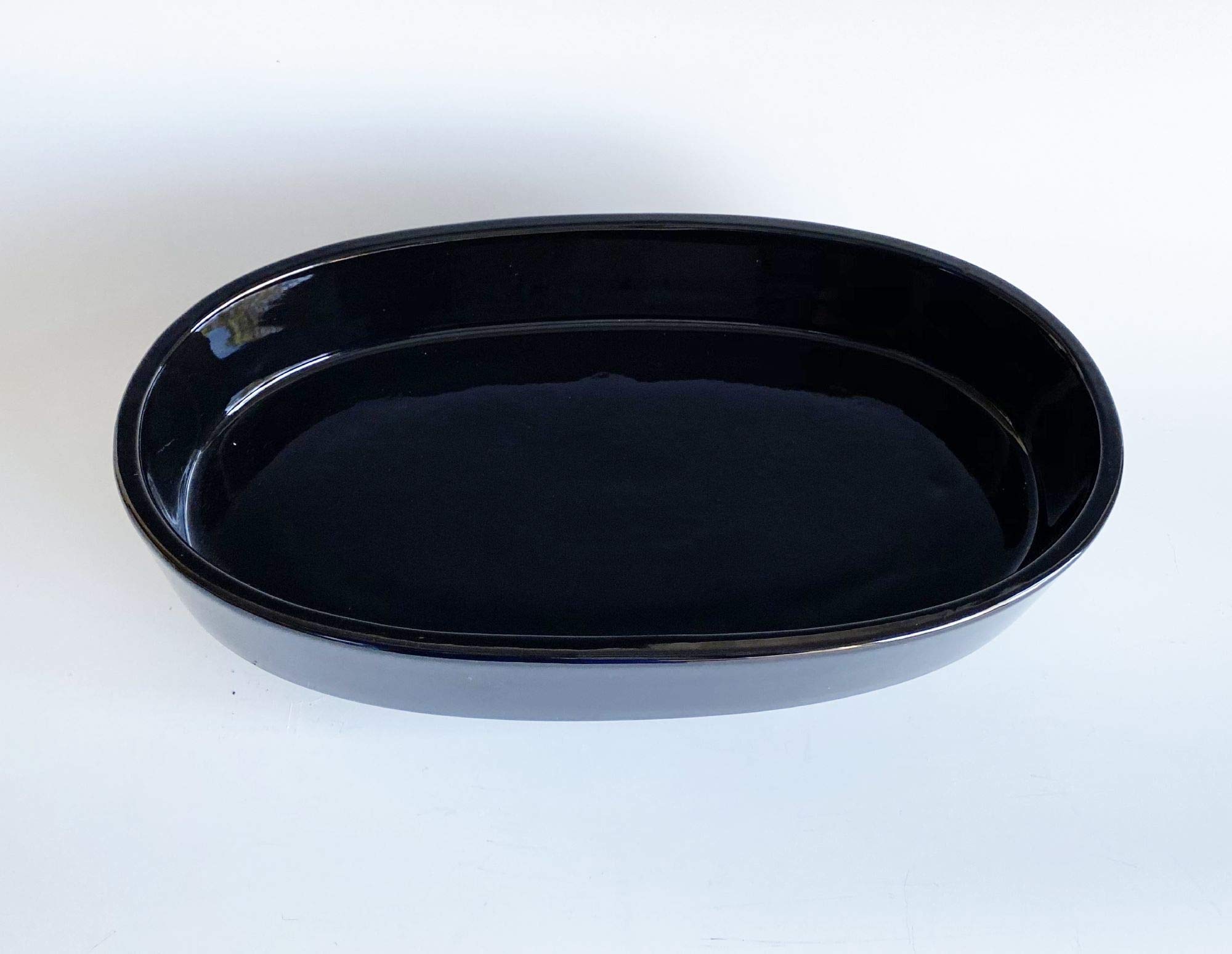 Japanese Ceramic Ikebana Flower Vase - Handcrafted Oval Design for Home Decor, Zen Meditation & Traditional Flower Arranging