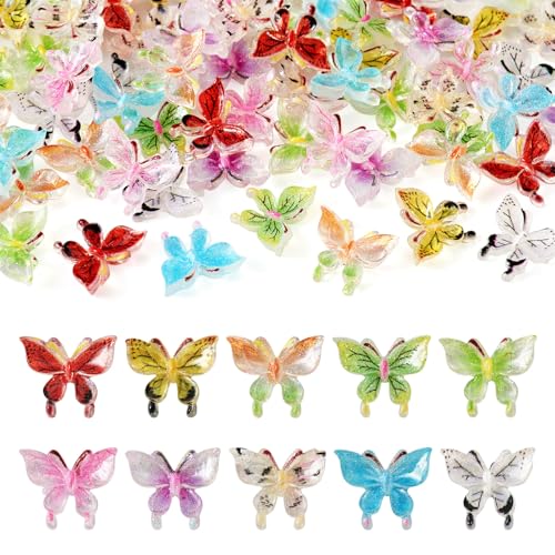 10 Colors-Glitter Butterfly