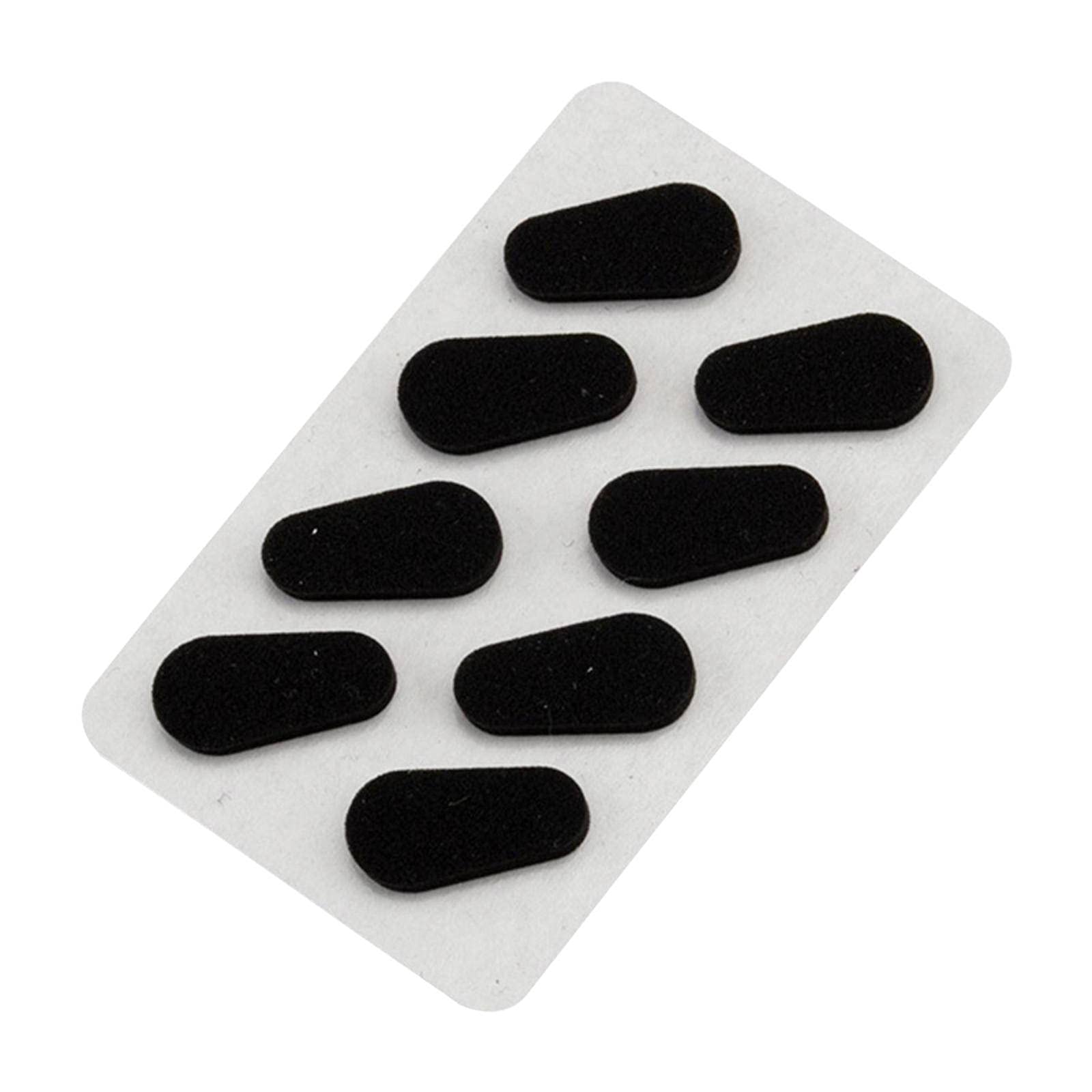 40 Pairs of Self-Adhesive Non-Slip Nose Pads for Glasses & Sunglasses - 1mm Soft Foam Thin Pads with Innovative Micro-Structure Fiber (Black) - Comfortable Eyewear Accessories for Daily Wear, Reading & Outdoor Activities