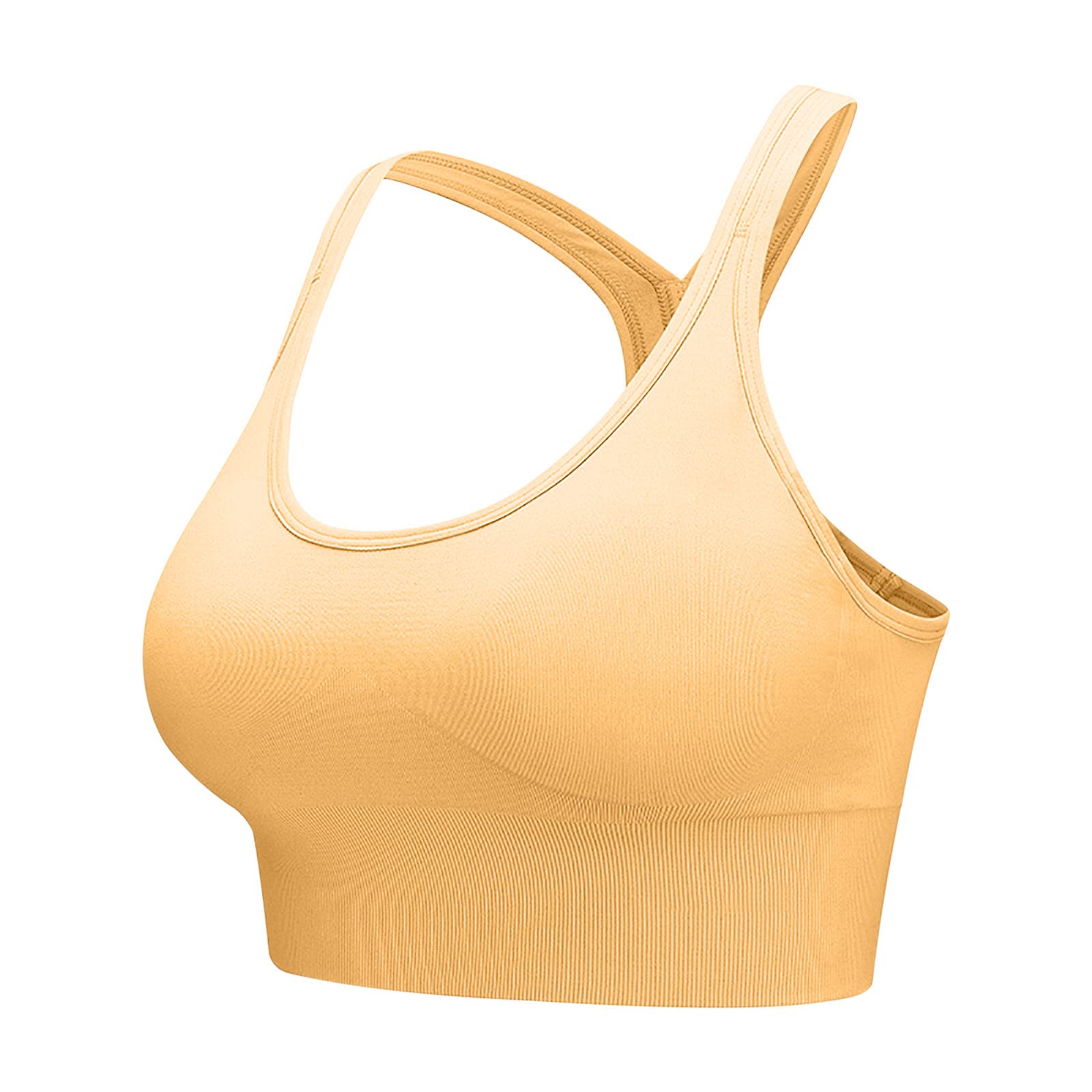Xiaojmake Women's Large Size Low Impact Sports Bra - Wireless Shockproof Fitness Bra with Beautiful Back Design for Yoga, Running & Gym Workouts