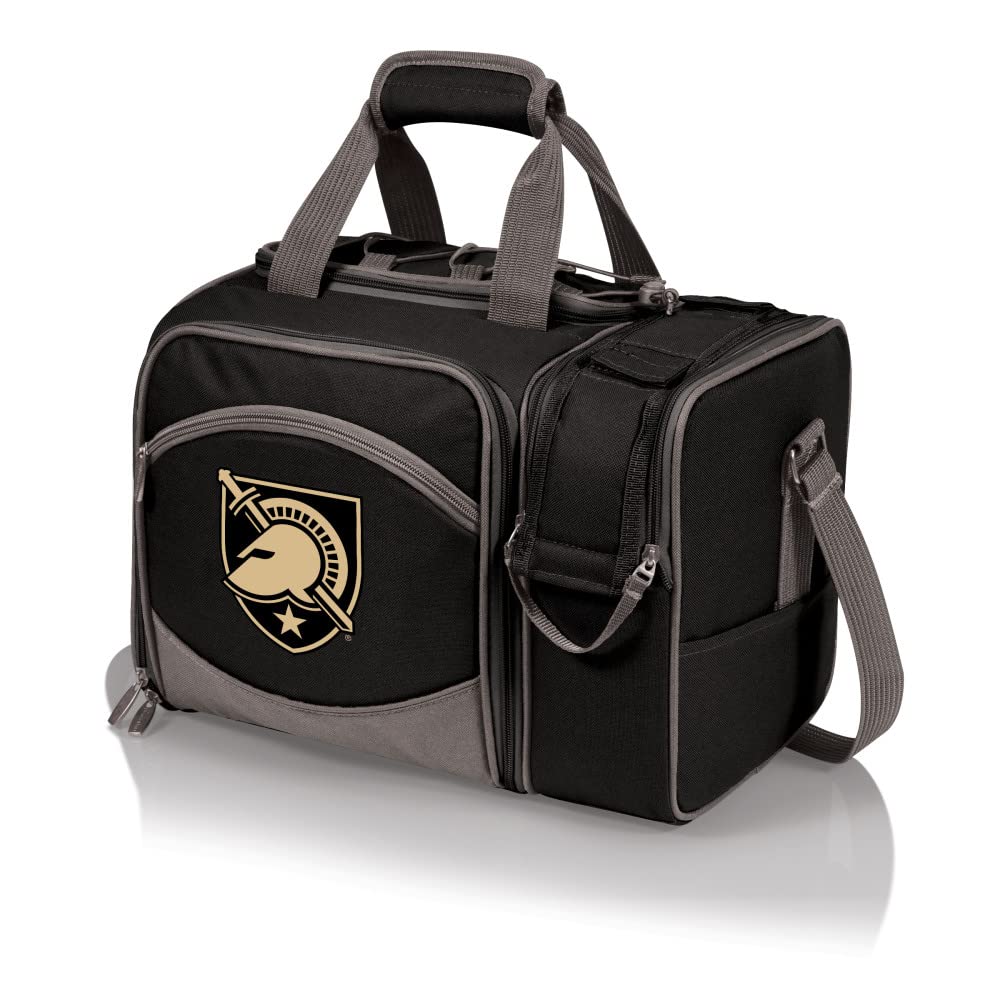 Picnic TIME NCAA Malibu Insulated Cooler Tote with Picnic Set - Portable Outdoor Picnic Basket for Beach, Camping & Tailgating - College Team Logo Design