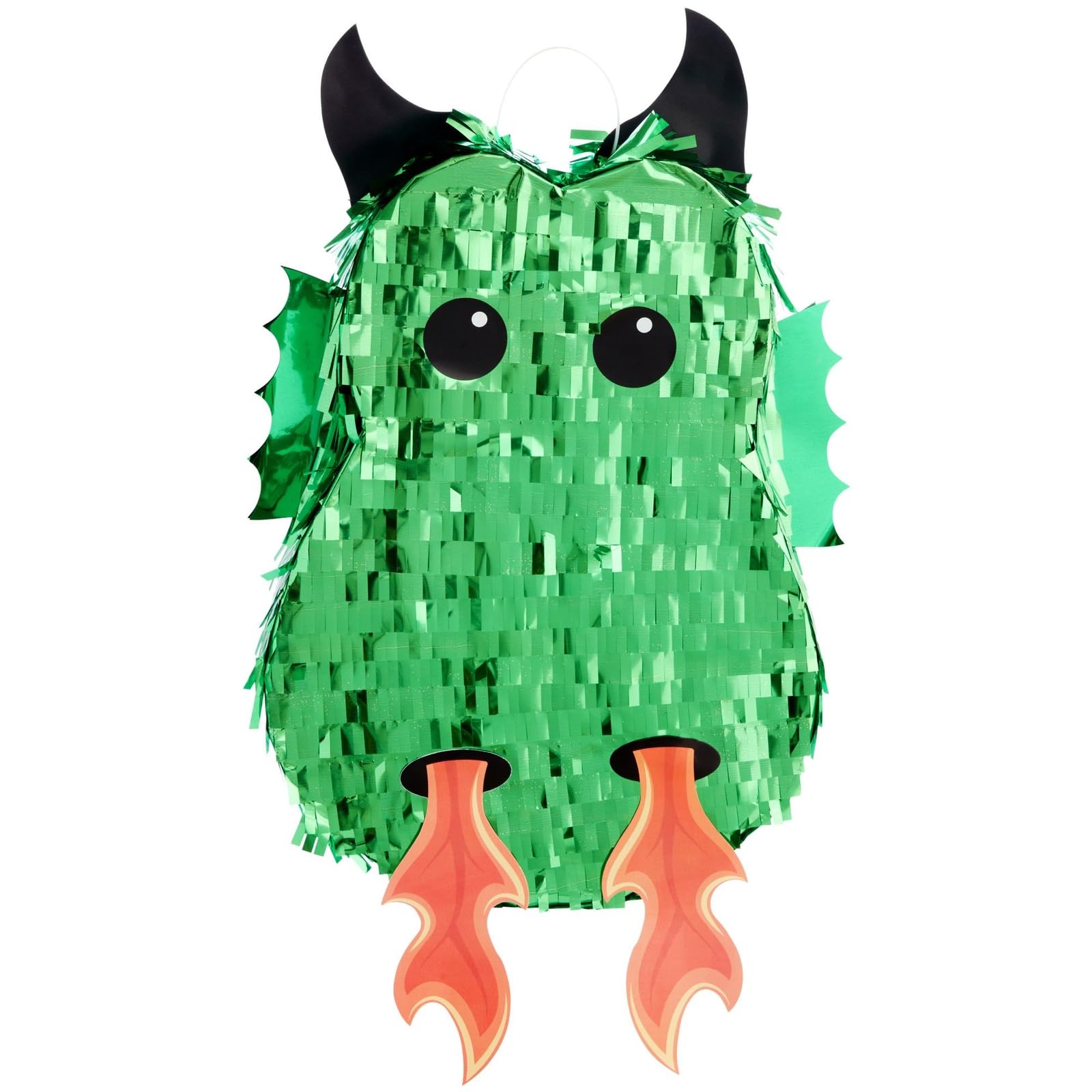 Blue Panda Green Dragon Pinata for Kids Birthday Party - Knight Themed Party Decorations (17 x 10.5 x 3 Inches) - Perfect for Medieval, Fantasy, and Dragon Birthday Celebrations