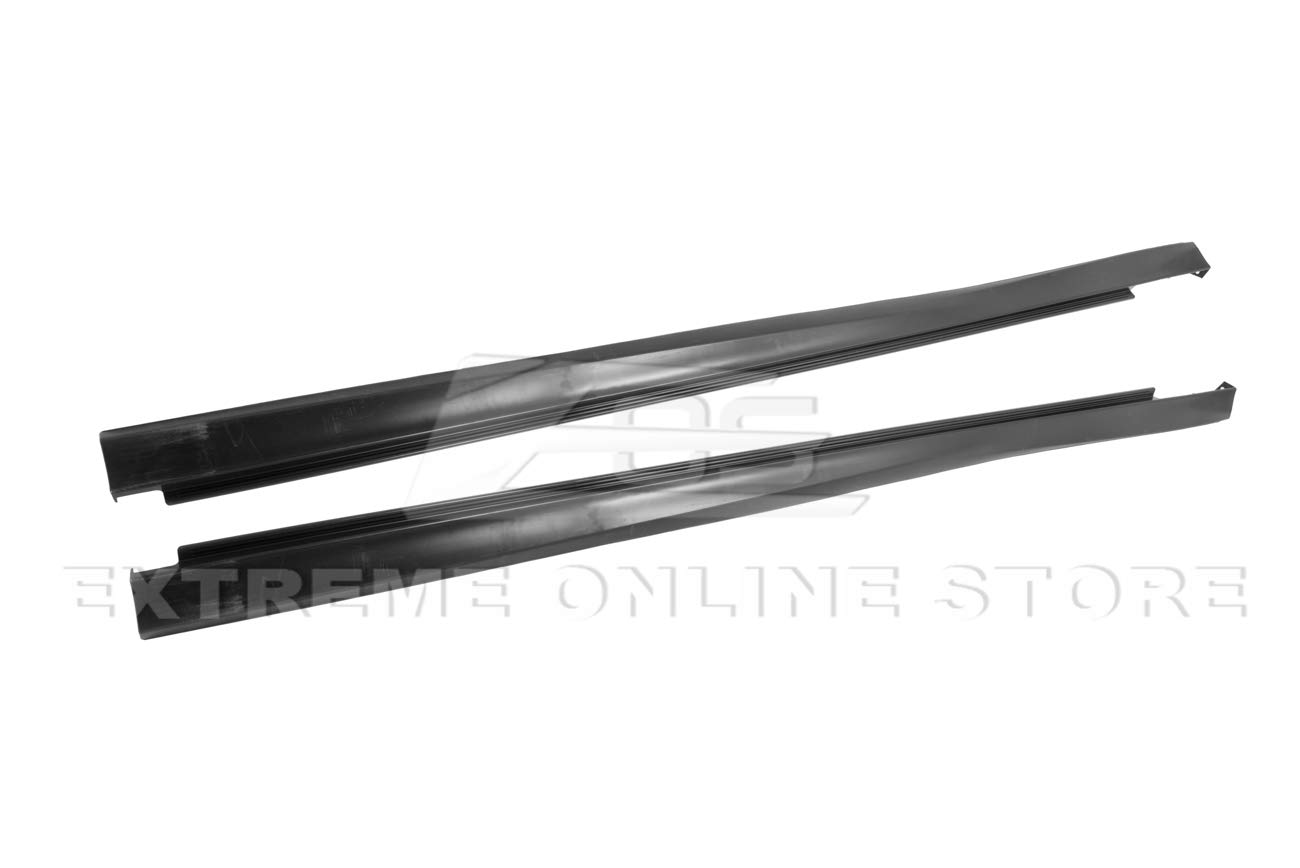 2011-Present Dodge Charger Base & SRT Models Replacement Side Skirt Rocker Panel Pair - OEM Style Polypropylene Primer Black | Perfect for Car Restoration, Body Kit Upgrades & Custom Modifications