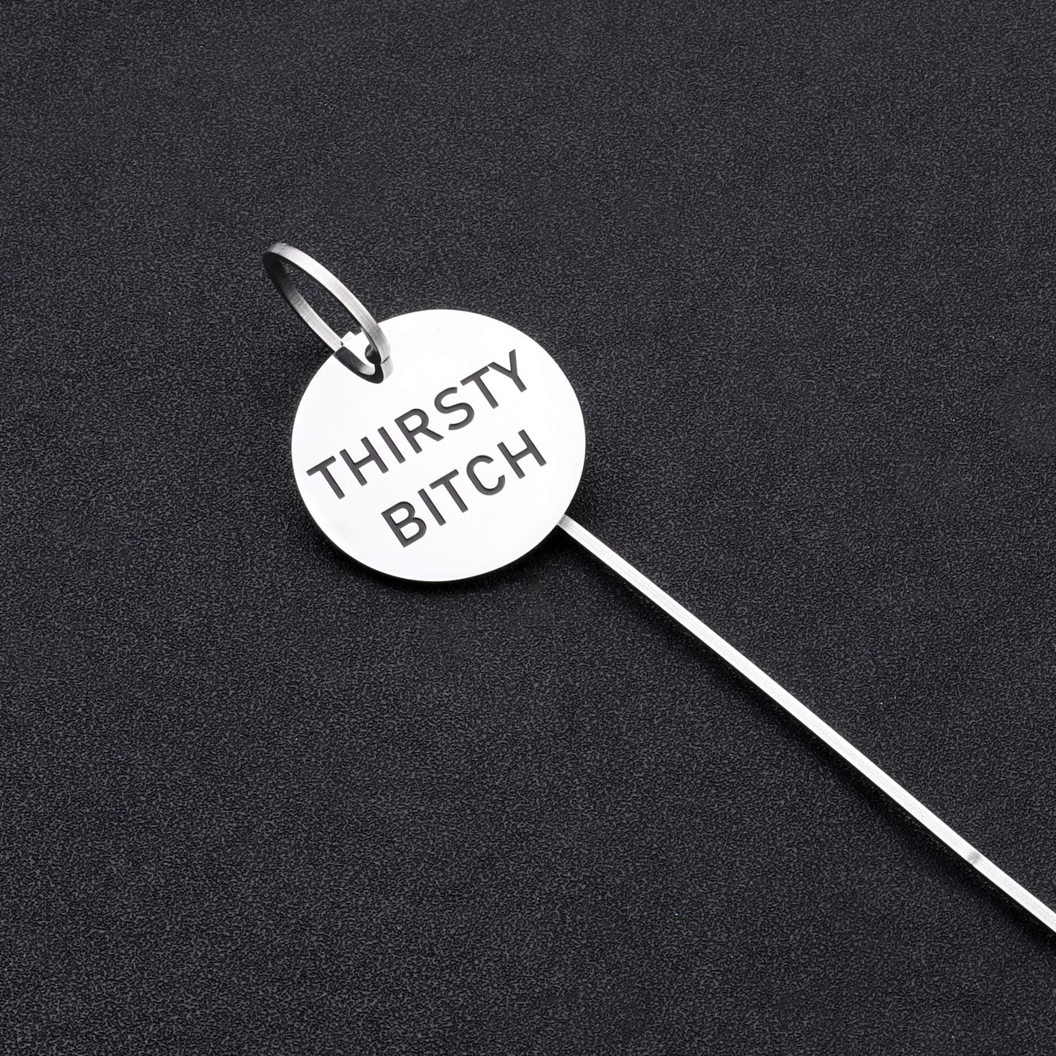 TIIMG Funny Thirsty Bitch Planter Pot Markers - Outdoor Garden Art Plant Labels for Herbs, Vegetables & Flowers - Perfect Gardening Gift for Women & Plant Lovers (Set of 6)