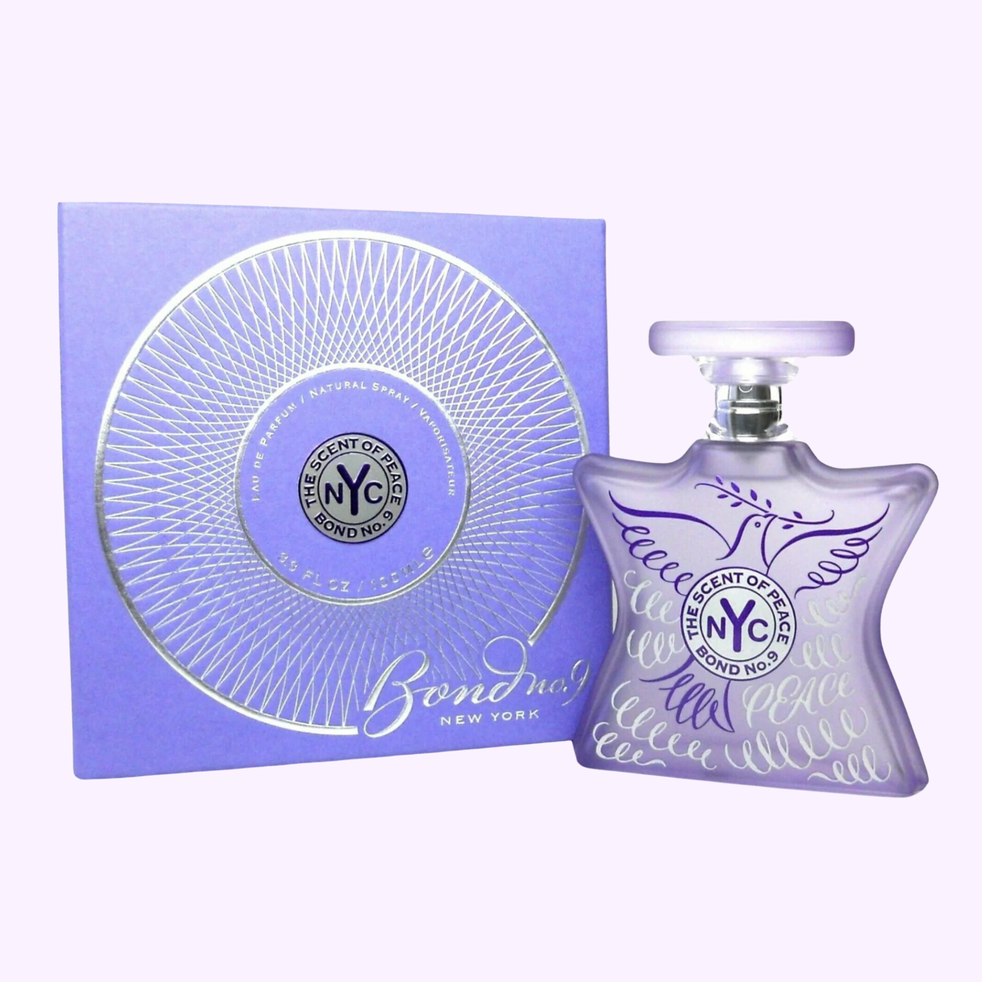 Bond No. 9 The Scent of Peace 3.4 oz Eau de Parfum for Women - Floral Woody Fragrance for Date Night & Special Occasions