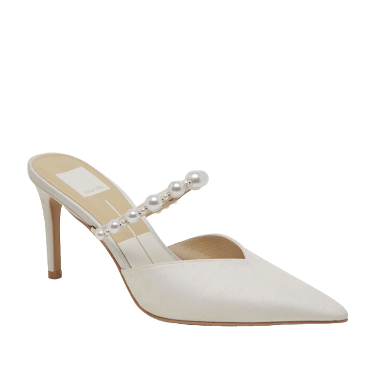 Dolce Vita Women's Kanika Sandals in Vanilla Pearls - Comfortable Summer Casual Shoes for Beach, Vacation & Everyday Wear