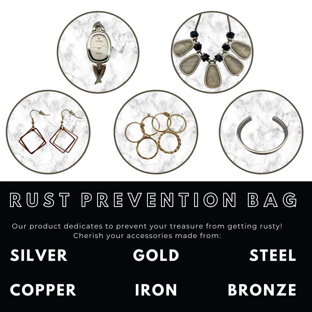 A-ONE Anti-Tarnish Bags for Jewelry & Tools - 20 Pack 4