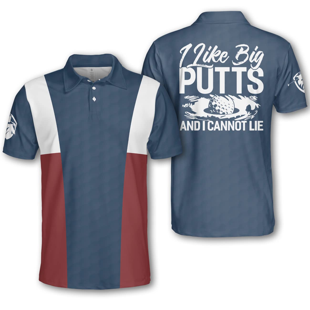 Polotank Men's Funny Golf Polo Shirts - Moisture Wicking Dry Fit Performance Shirt - Hilarious Golf Gifts for Men - Perfect for Golf Outings & Casual Wear