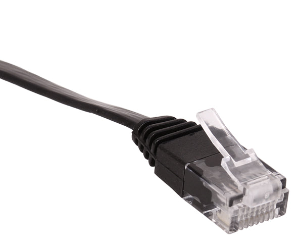 Premium CAT6 Flat Ethernet Patch Cable with Molded Boot - RJ45 to RJ45, 5 Feet (1.5m) - High-Speed Internet & Gaming, Home Office & Network Setup