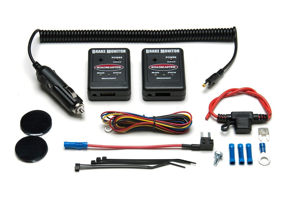 Roadmaster 9530 Wireless Universal Supplemental Braking System Monitor - RV Towing Safety Device for Electric Trailer Brake Control - Perfect for Travel Trailers, Campers & Towing Vehicles
