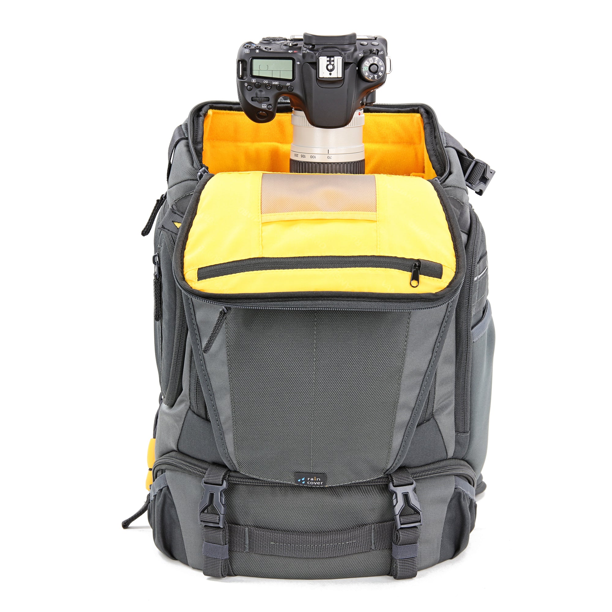 Alta Sky 45D Professional DSLR Camera Backpack - Waterproof & Shockproof Photography Bag for Travel, Hiking & Outdoor Shooting (Black/Gray)
