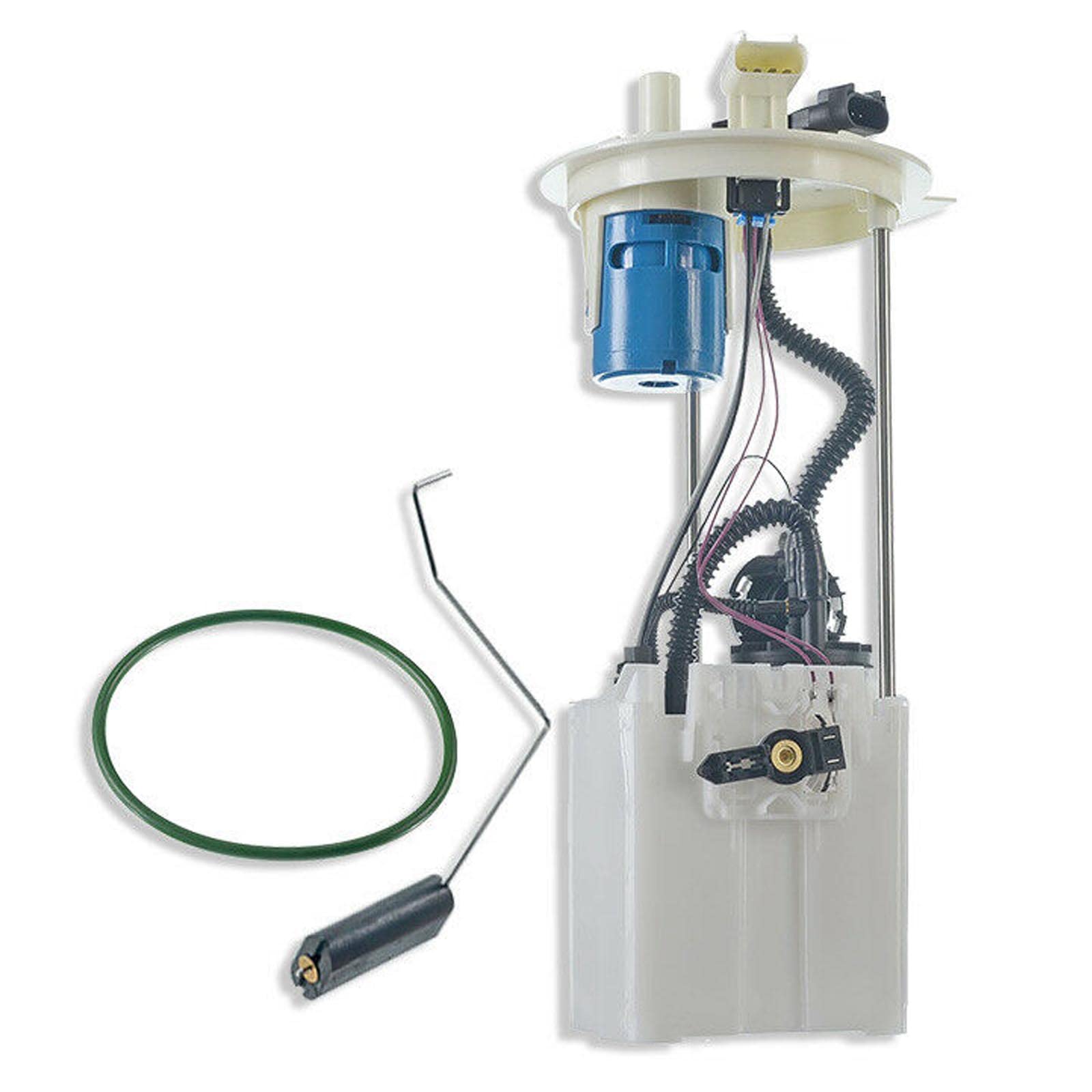 High Performance Electric Fuel Pump with Pressure Sensor for Ford E-150/E-250/E-350/E-450 Super Duty - 2 Tube Ports Design - Perfect for Engine Upgrades & Fleet Maintenance