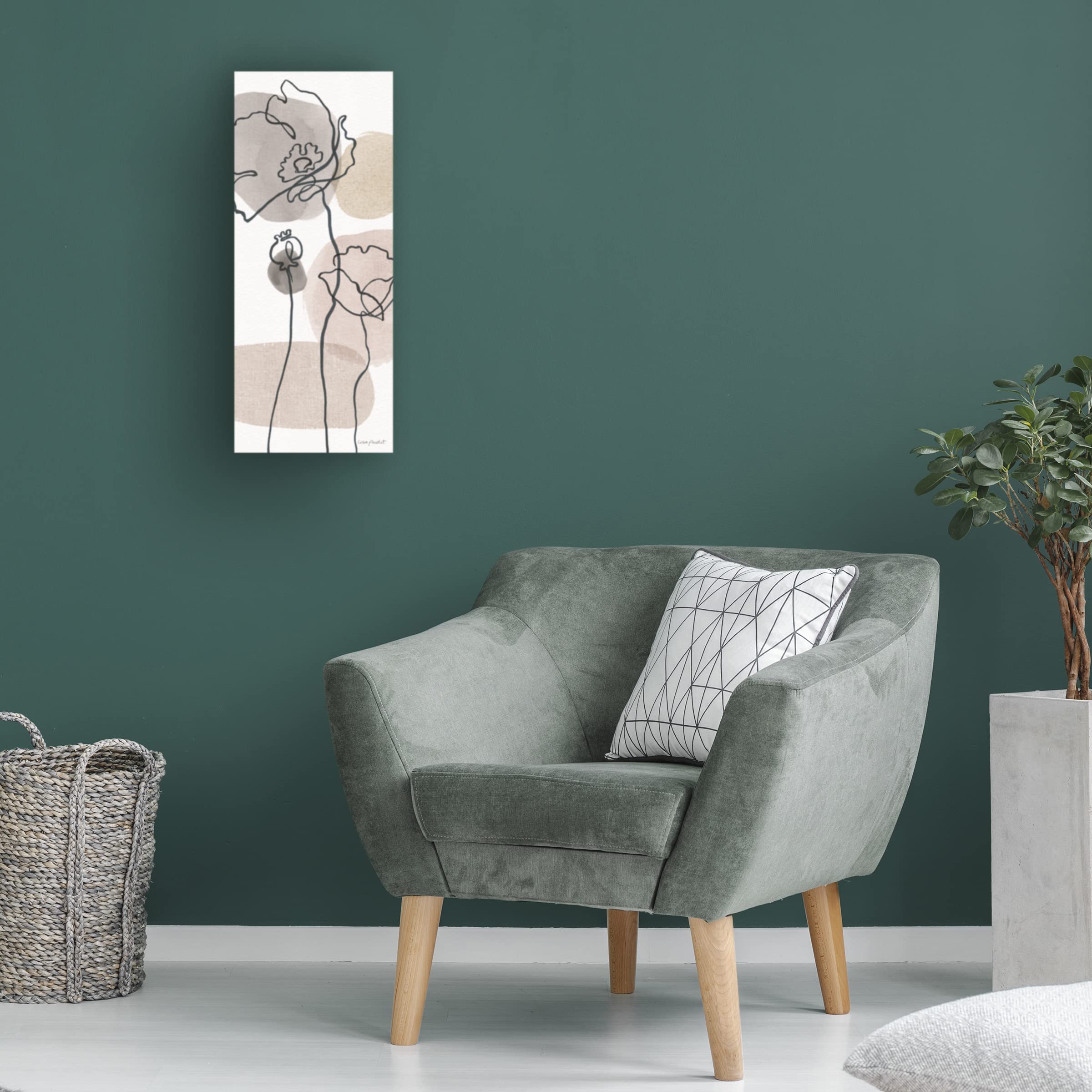 Lisa Audit 'Think Neutral 05' Abstract Canvas Wall Art Print - Modern Home & Office Decor for Living Room, Bedroom or Workspace