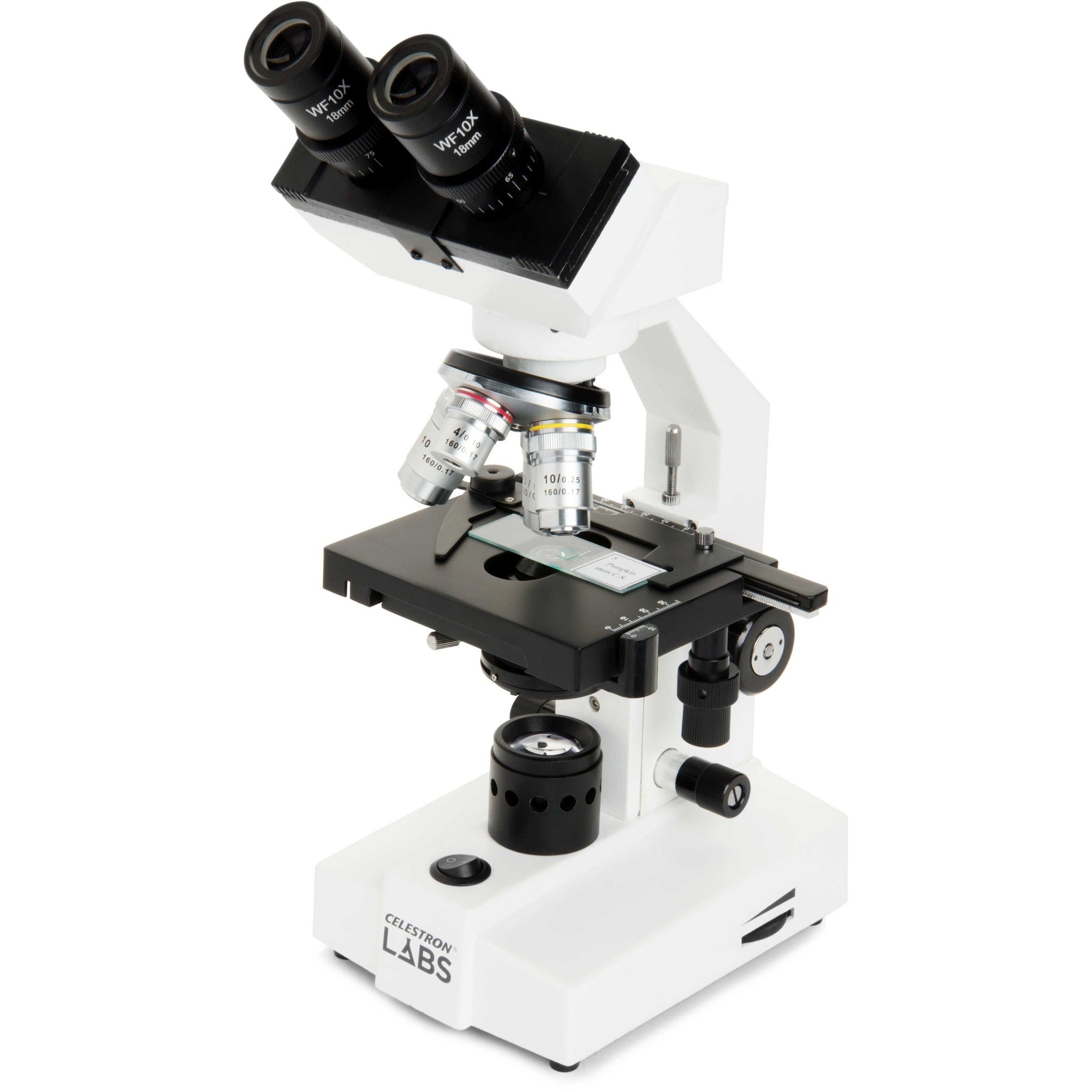 Celestron CB2000CF Compound Microscope 40X-2000X Magnification with LED Illumination - Perfect for Biology, Lab Research & Classroom Education