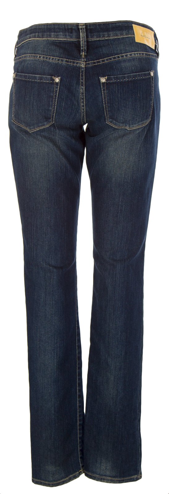 Women's Dark Wash Whisker Jeans for Casual Wear